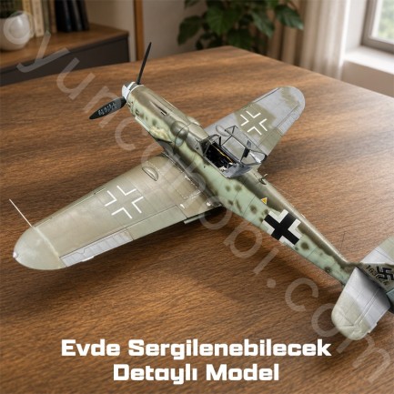 Trumpeter 02296 Messerschmitt Bf 109G-6(Early) Maket Model Kit - Thumbnail