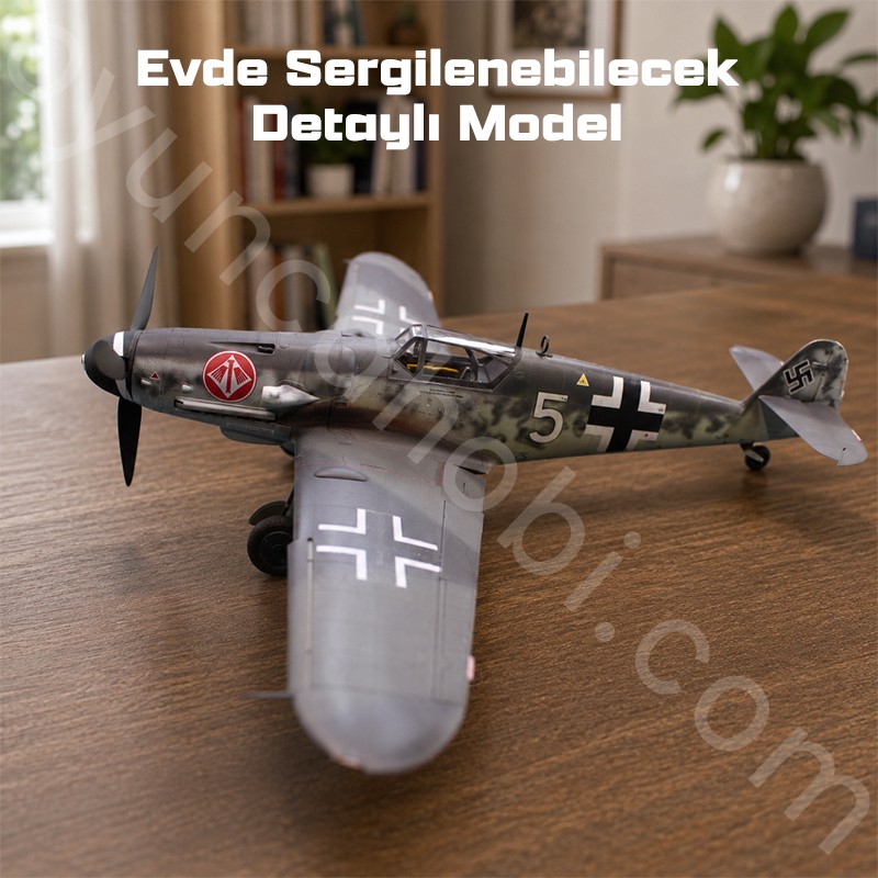Trumpeter 02297 Messerschmitt Bf 109G-6(Late) Maket Model Kit