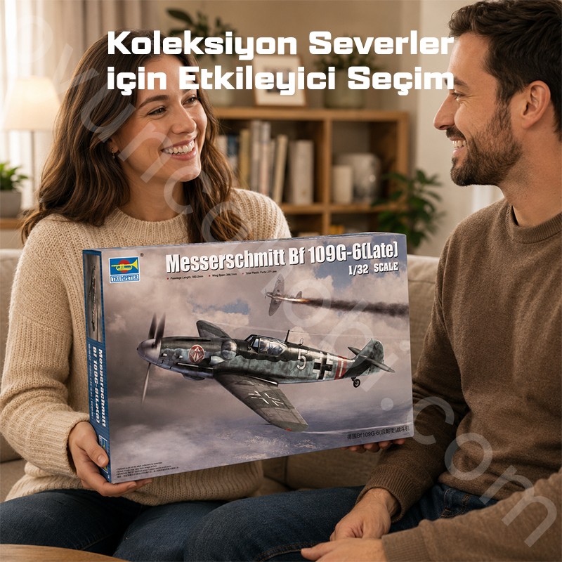 Trumpeter 02297 Messerschmitt Bf 109G-6(Late) Maket Model Kit