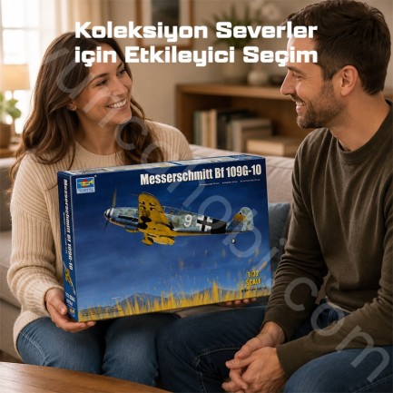 Trumpeter 02298 Messerschmitt Bf 109G-10 Maket Model Kit - Thumbnail