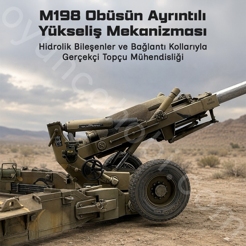 Trumpeter 02306 M198 155mm Medium Towed Howitzer (early version) Maket Model Kit
