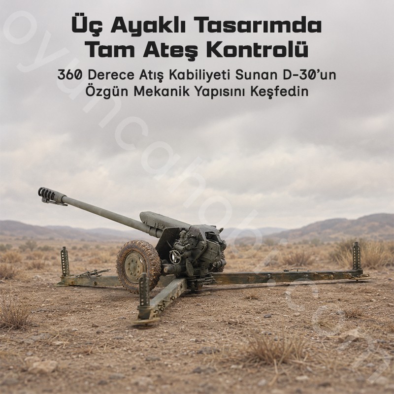 Trumpeter 02328 Soviet D30 122mm Howitzer - Early Version Maket Model Kit