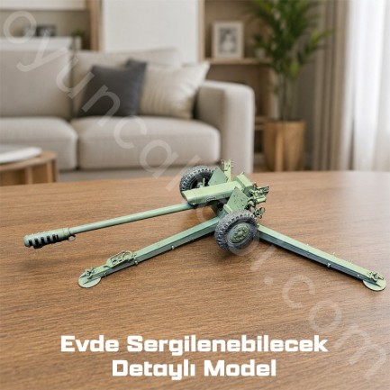 Trumpeter 02328 Soviet D30 122mm Howitzer - Early Version Maket Model Kit - Thumbnail