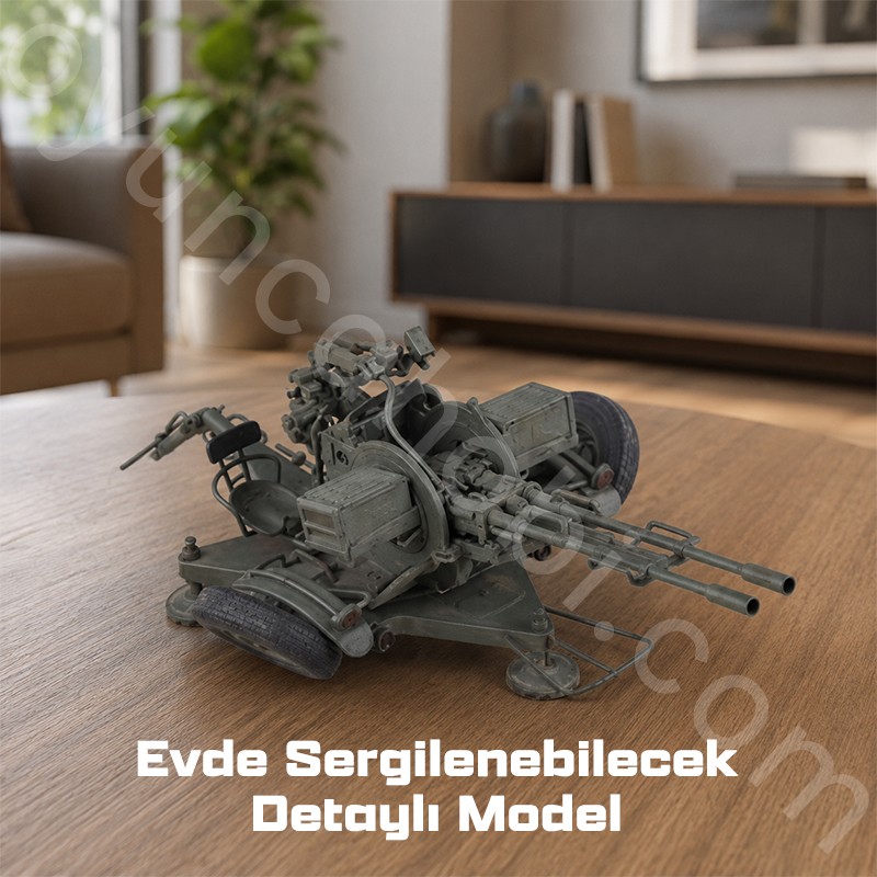 Trumpeter 02348 Russian ZU-23-2 Anti-Aircraft Gun Maket Model Kit