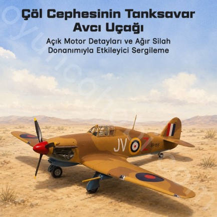 Trumpeter 02417 Hawker Hurricane ?D Trop Maket Model Kit - Thumbnail