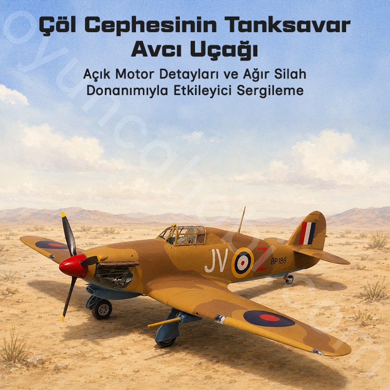 Trumpeter 02417 Hawker Hurricane ?D Trop Maket Model Kit