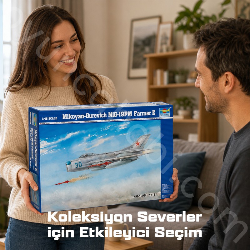 Trumpeter 02804 Aircraft-Mig-19PM Famer E Maket Model Kit