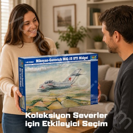 Trumpeter 02805 Aircraft-MIG-15 UTI Midget Maket Model Kit - Thumbnail