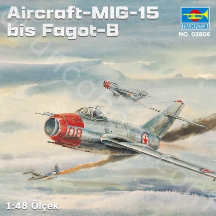 Trumpeter 02806 Aircraft-MIG-15 bis Fagot-B Maket Model Kit - Thumbnail