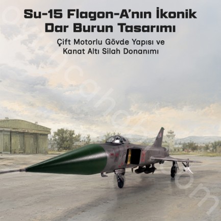 Trumpeter 02810 Aircraft-Sukhoi Su-15 Flagon-A Maket Model Kit - Thumbnail