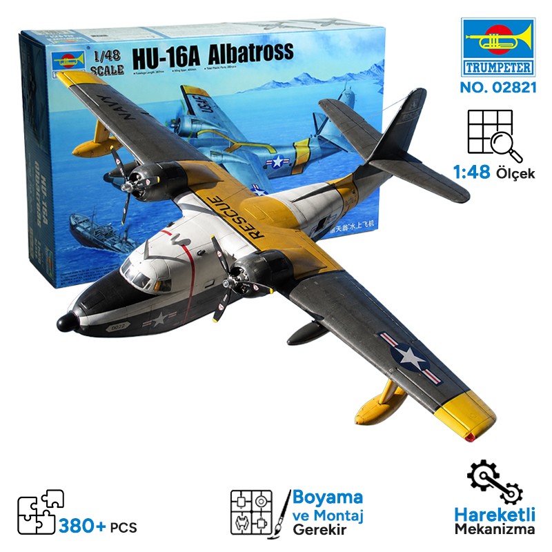 Trumpeter 02821 HU-16A Albatross Maket Model Kit