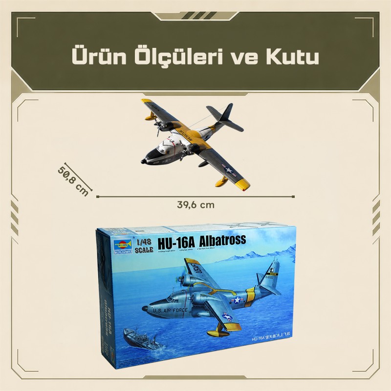 Trumpeter 02821 HU-16A Albatross Maket Model Kit