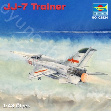 Trumpeter 02824 JJ-7 Trainer Maket Model Kit - Thumbnail