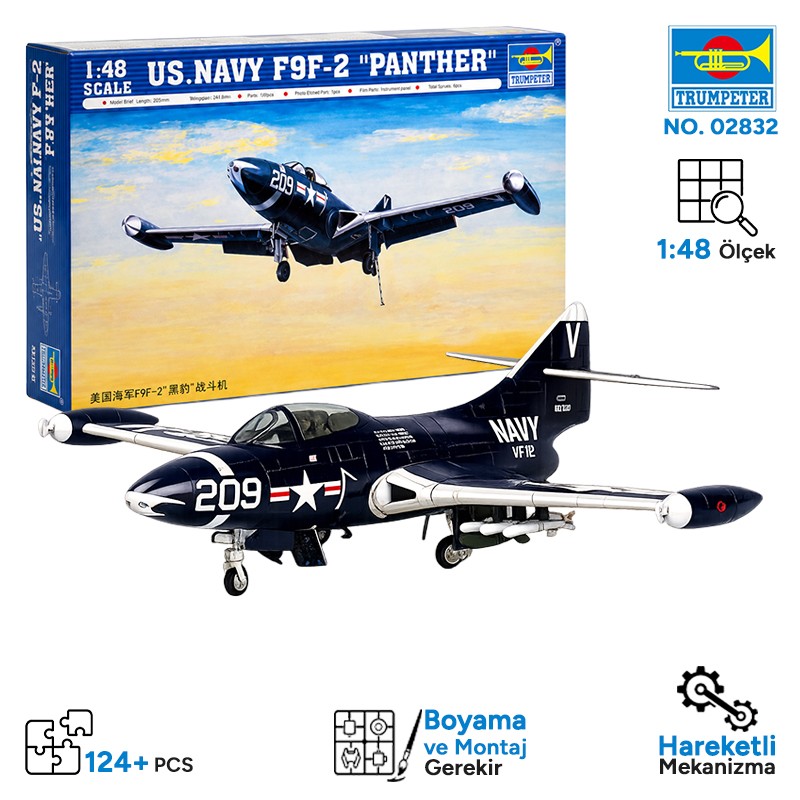 Trumpeter 02832 F9F-2 
