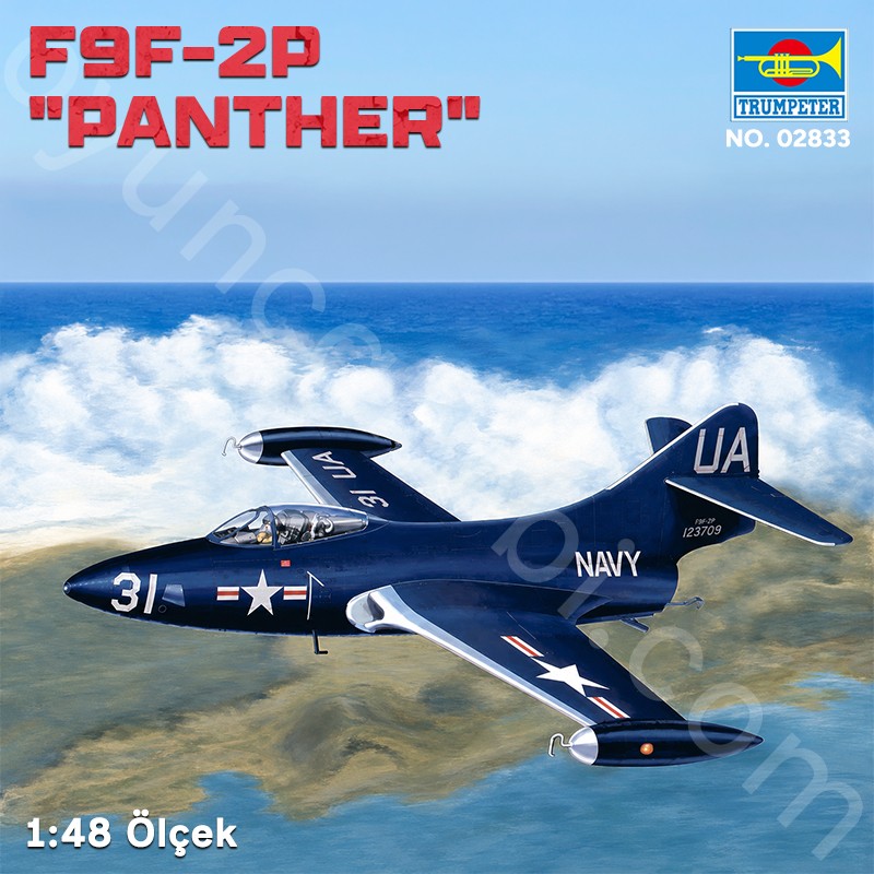 Trumpeter 02833 F9F-2P 