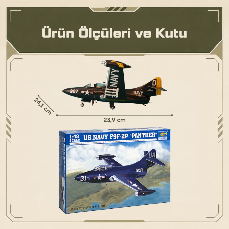 Trumpeter 02833 F9F-2P 