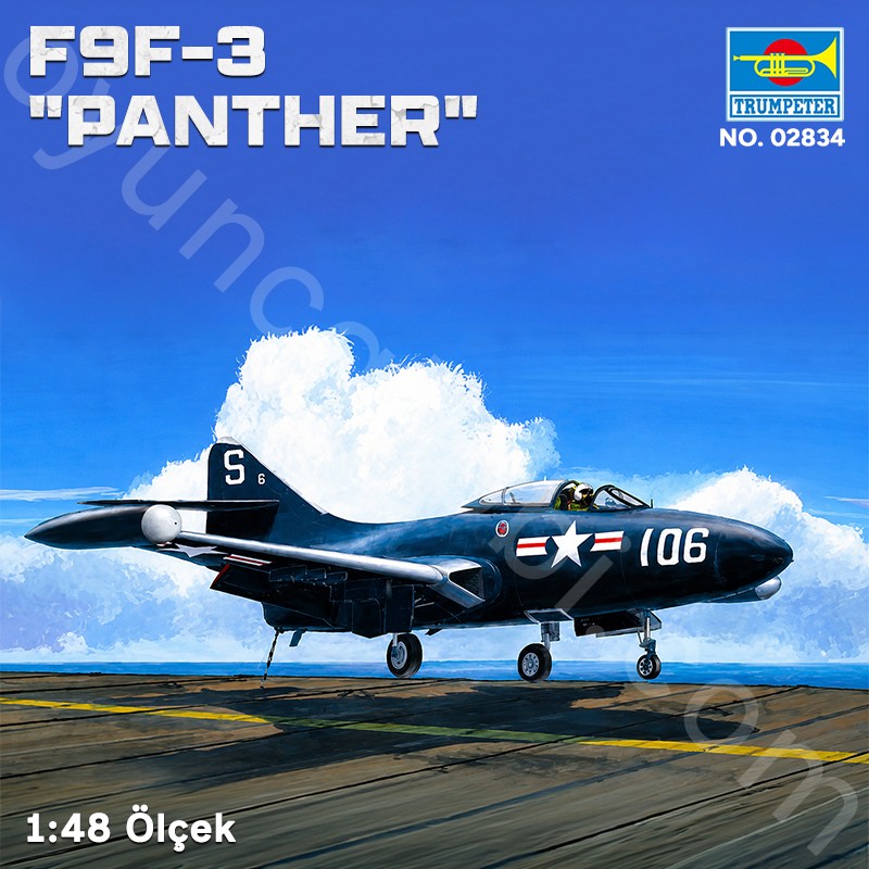 Trumpeter 02834 F9F-3 