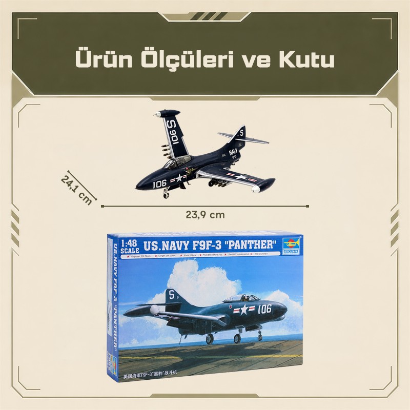 Trumpeter 02834 F9F-3 