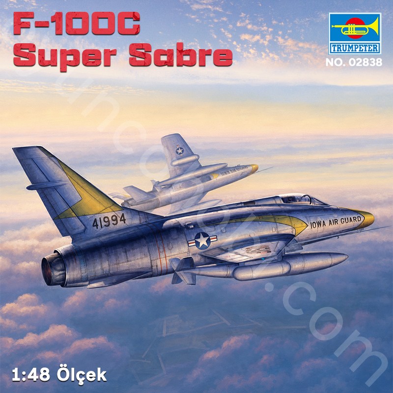 Trumpeter 02838 F-100C Super Sabre Maket Model Kit