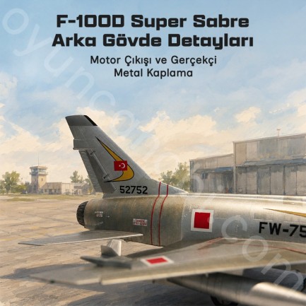 Trumpeter 02839 F-100D Super Sabre Maket Model Kit - Thumbnail