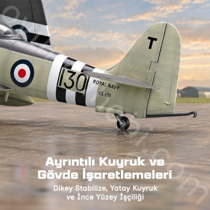 Trumpeter 02844 Hawker Sea Fury FB.11 Maket Model Kit - Thumbnail