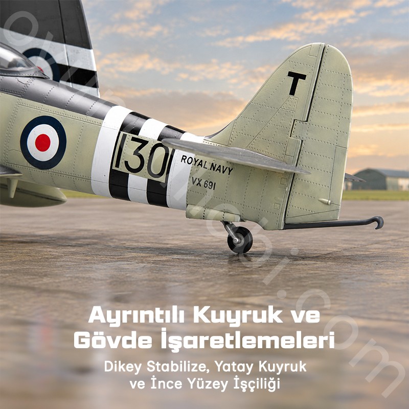 Trumpeter 02844 Hawker Sea Fury FB.11 Maket Model Kit