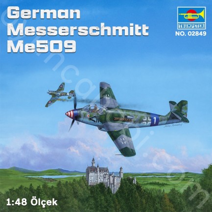 Trumpeter 02849 German Messerschmitt Me509 Fighter Maket Model Kit - Thumbnail