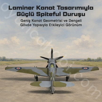 Trumpeter 02850 Supermarine Spiteful F.MK.14 Fighter Maket Model Kit - Thumbnail