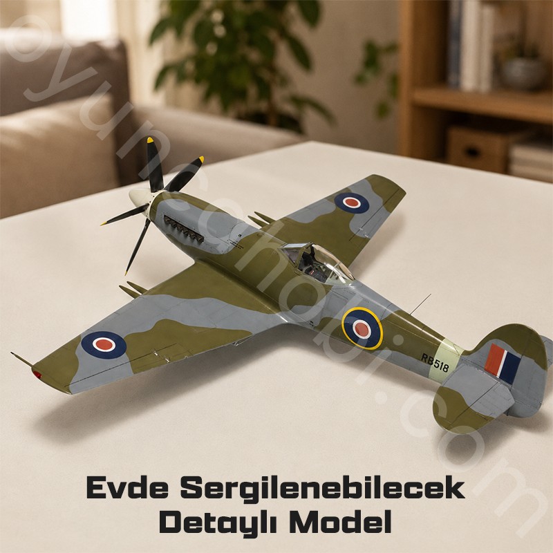 Trumpeter 02850 Supermarine Spiteful F.MK.14 Fighter Maket Model Kit