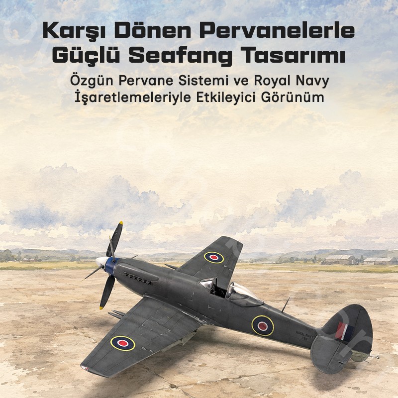 Trumpeter 02851 Supermarine Seafang F.MK.32 Fighter Maket Model Kit