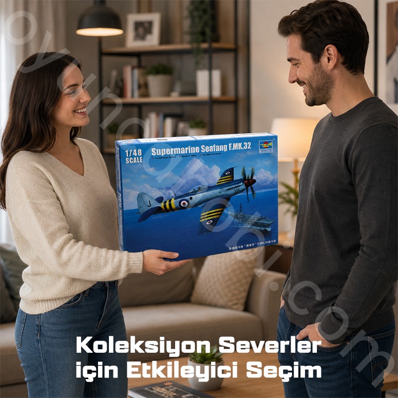 Trumpeter 02851 Supermarine Seafang F.MK.32 Fighter Maket Model Kit