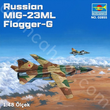 Trumpeter 02855 Russian MIG-23ML Flogger-G Maket Model Kit - Thumbnail
