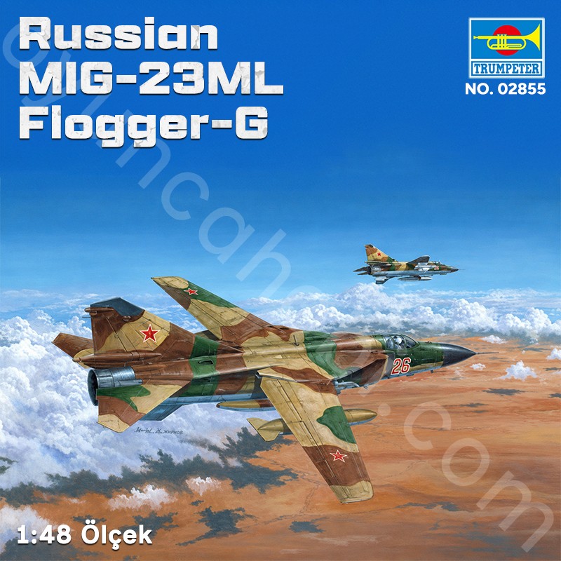 Trumpeter 02855 Russian MIG-23ML Flogger-G Maket Model Kit