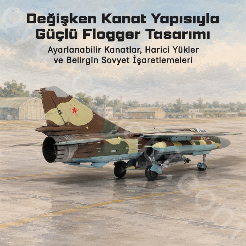 Trumpeter 02855 Russian MIG-23ML Flogger-G Maket Model Kit