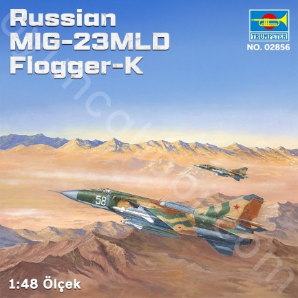 Trumpeter 02856 Russian MIG-23MLD Flogger-K Maket Model Kit - Thumbnail