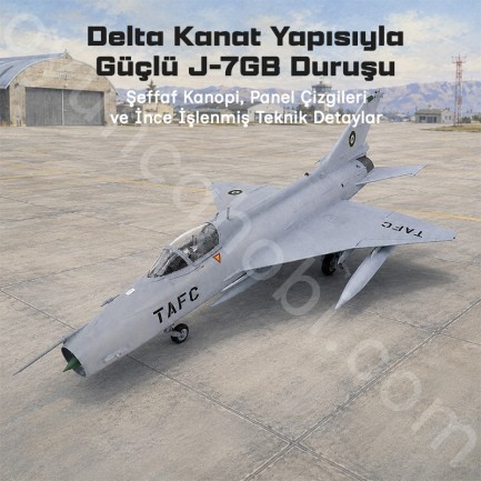 Trumpeter 02862 J-7GB Maket Model Kit - Thumbnail