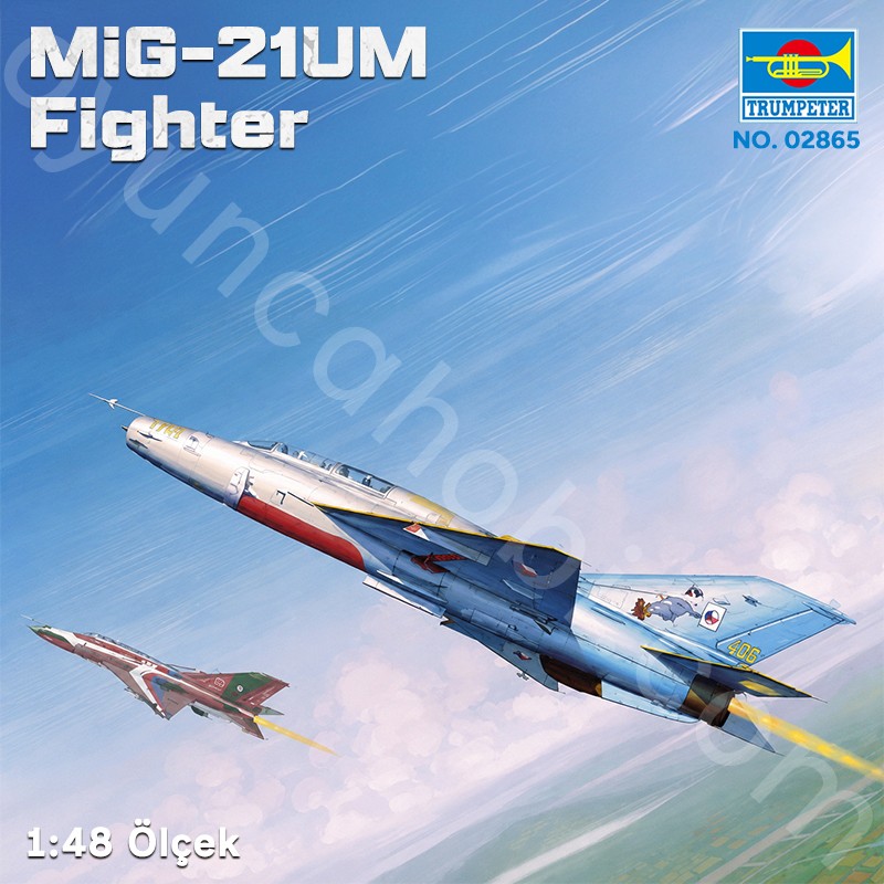 Trumpeter 02865 MiG-21UM Fighter Maket Model Kit