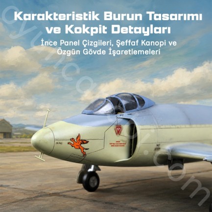 Trumpeter 02867 Supermarine Attacker FB.2 Fighter Maket Model Kit - Thumbnail