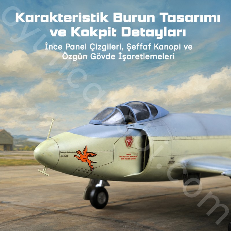 Trumpeter 02867 Supermarine Attacker FB.2 Fighter Maket Model Kit
