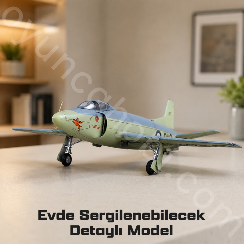 Trumpeter 02867 Supermarine Attacker FB.2 Fighter Maket Model Kit