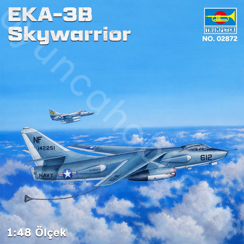 Trumpeter 02872 EKA-3B Skywarrior Maket Model Kit