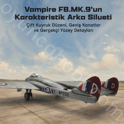 Trumpeter 02875 Vampire FB.MK.9 Maket Model Kit - Thumbnail