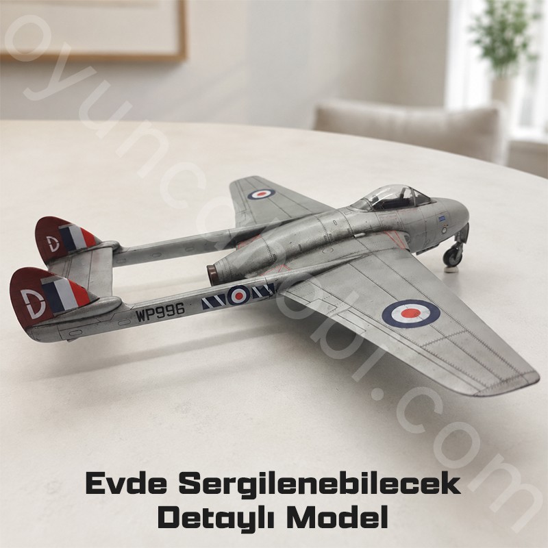 Trumpeter 02875 Vampire FB.MK.9 Maket Model Kit