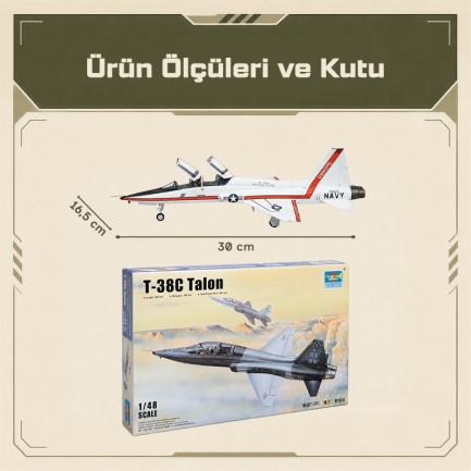 Trumpeter 02877 T-38C Talon Maket Model Kit - Thumbnail