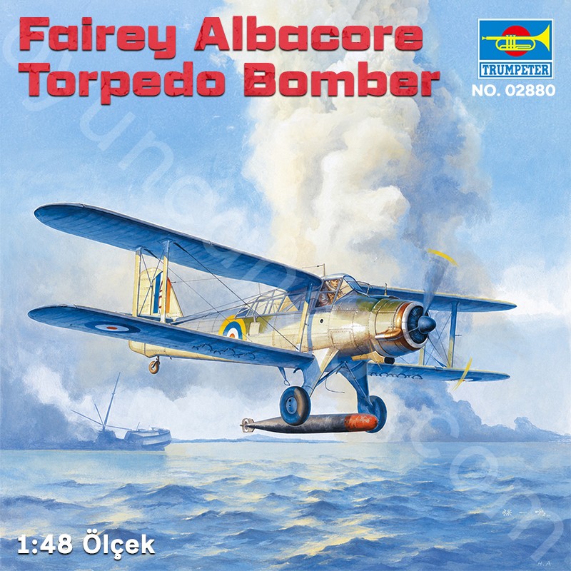 Trumpeter 02880 Fairey Albacore Torpedo Bomber Maket Model Kit