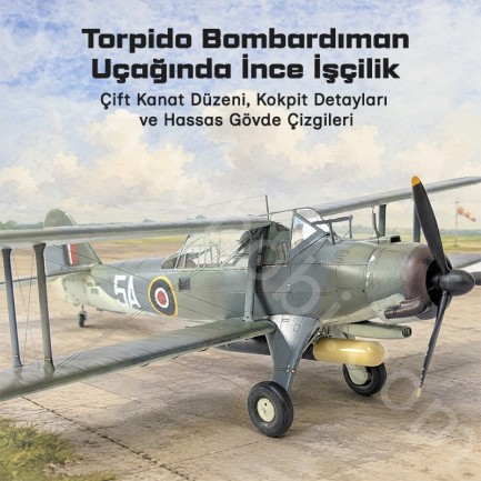 Trumpeter 02880 Fairey Albacore Torpedo Bomber Maket Model Kit - Thumbnail
