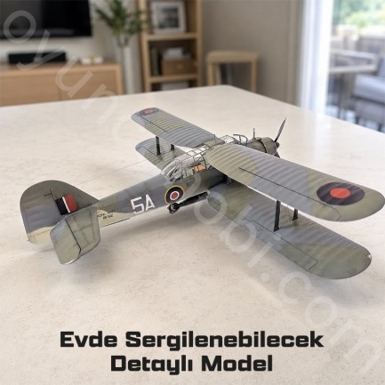 Trumpeter 02880 Fairey Albacore Torpedo Bomber Maket Model Kit - Thumbnail