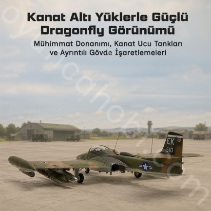 Trumpeter 02888 A-37A Dragonfly Light Ground-Attack Aircraft Maket Model Kit - Thumbnail