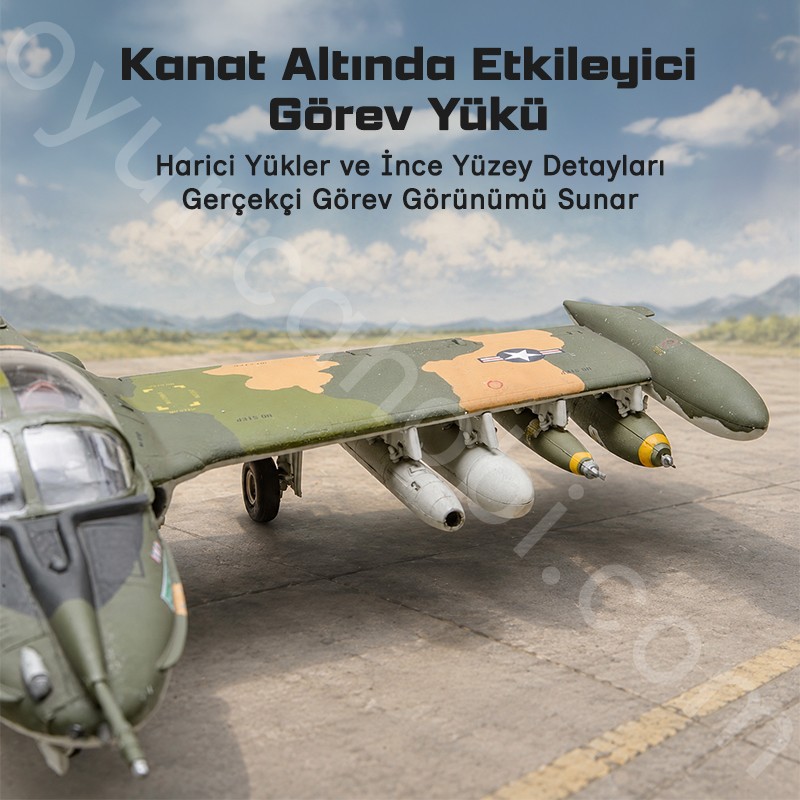 Trumpeter 02889 A-37B Dragonfly Light Ground-Attack Aircraft Maket Model Kit
