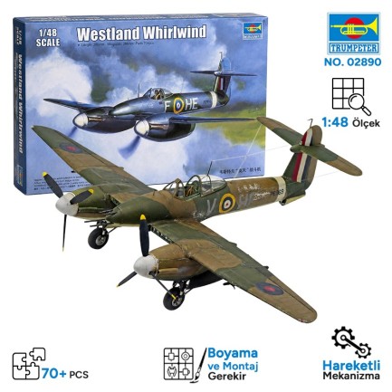Trumpeter - Trumpeter 02890 Westland Whirlwind Maket Model Kit